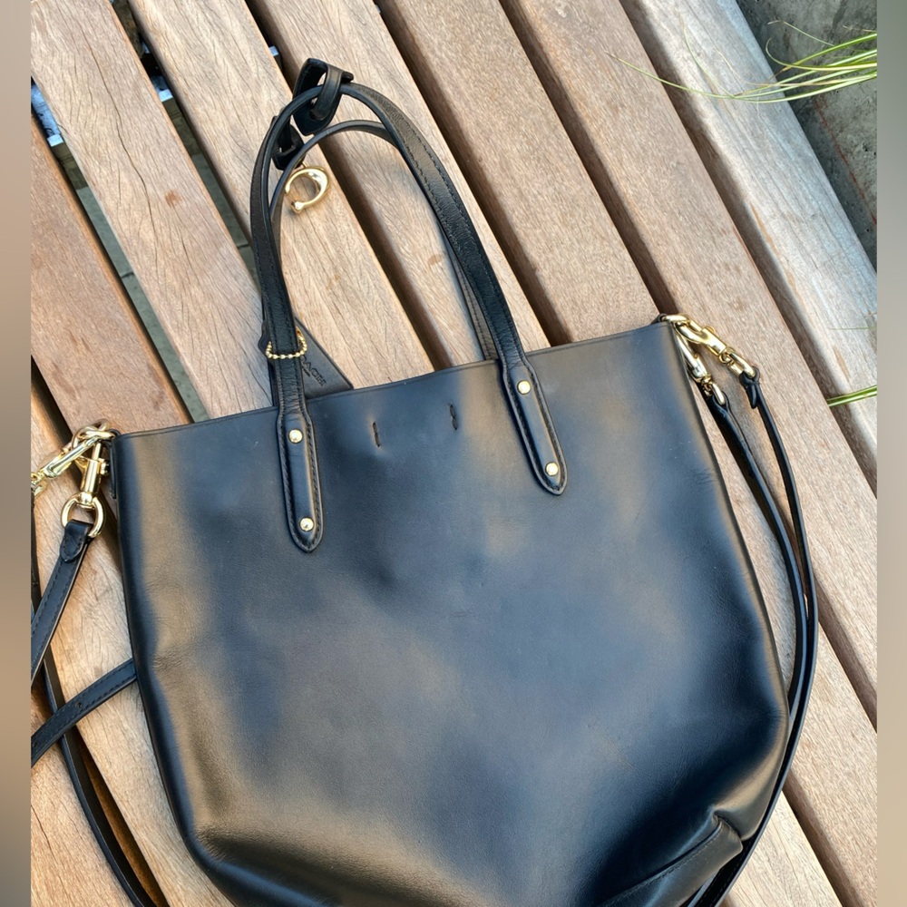 Coach Vintage 1980s Leather Shopper Tote Excellent Condition - Picture 7 of 15